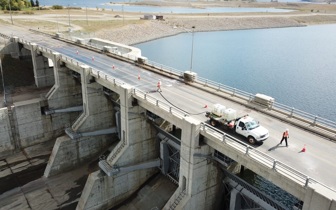 Gardiner Dam Spillway Bridge Structural Evaluation